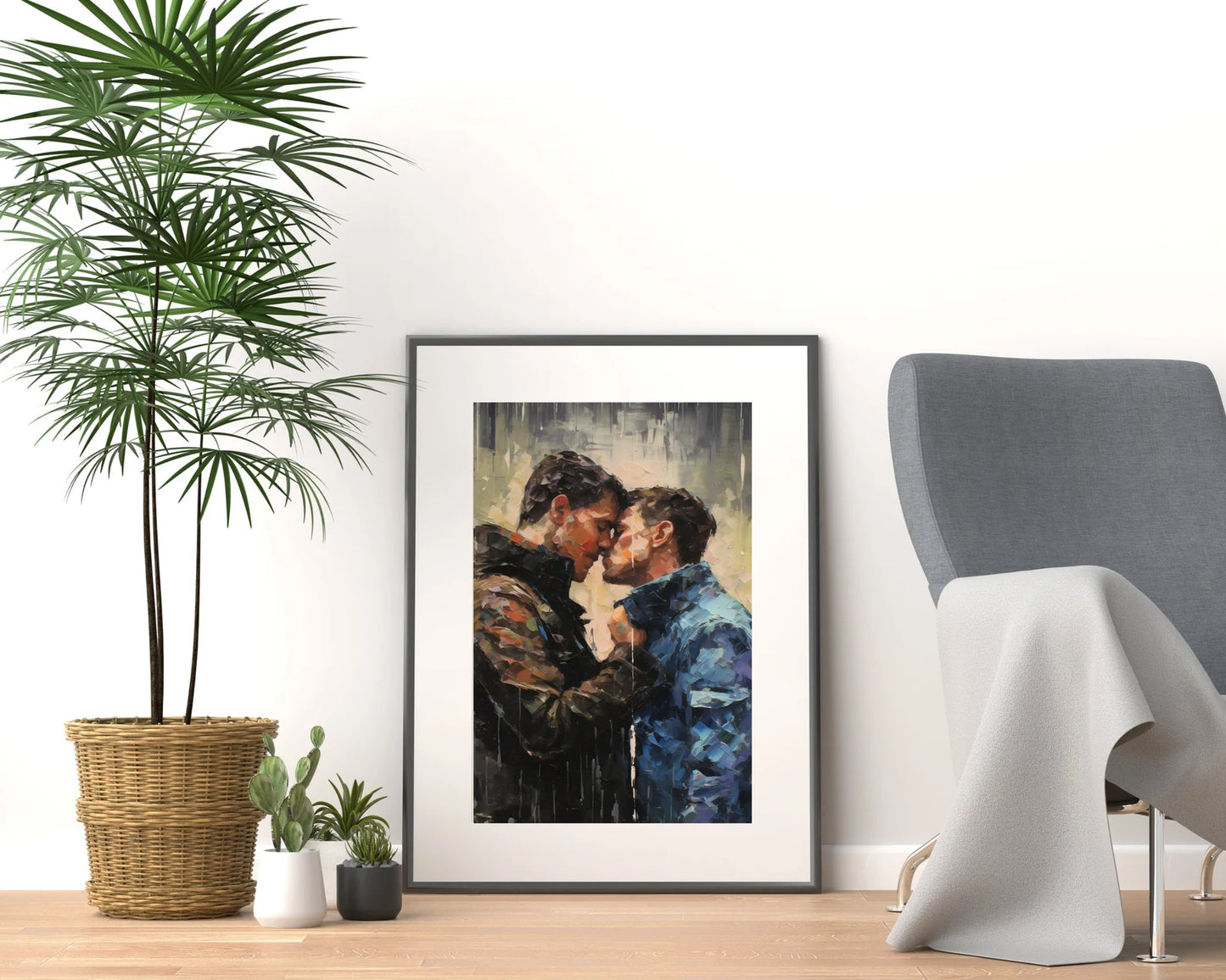 Wet Lovers | Home Decor, Gay Art Print Poster