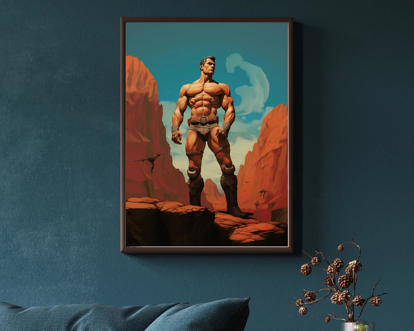 Mars Hero | Gay Art, Gay Couple, Home Decor Wall Art Download