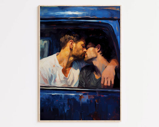 Getaway Car | Home Decor, Gay Art Print Poster