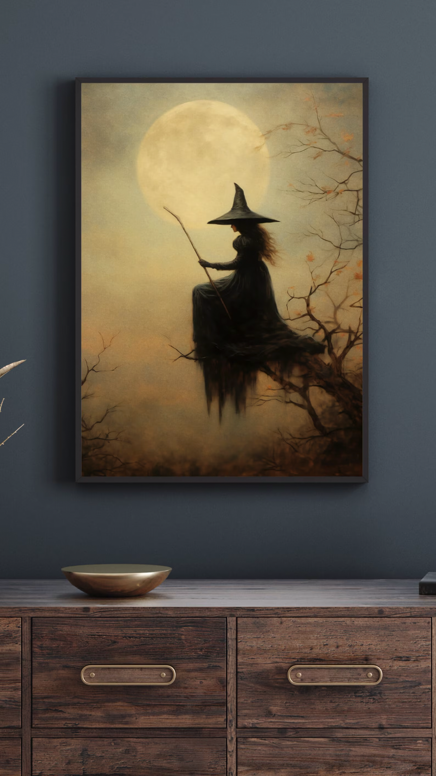 Vintage Witch Wall Art Poster