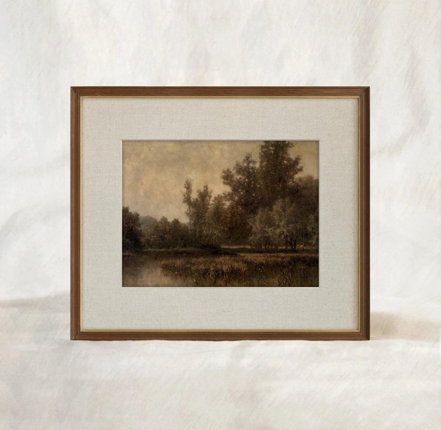 Vintage Autumn Landscape Moody – 5:4 Ratio Canvas Wall Art