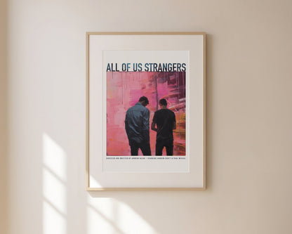 All of Us Strangers Inspired Poster Queer Art, Gay Art Print Poster