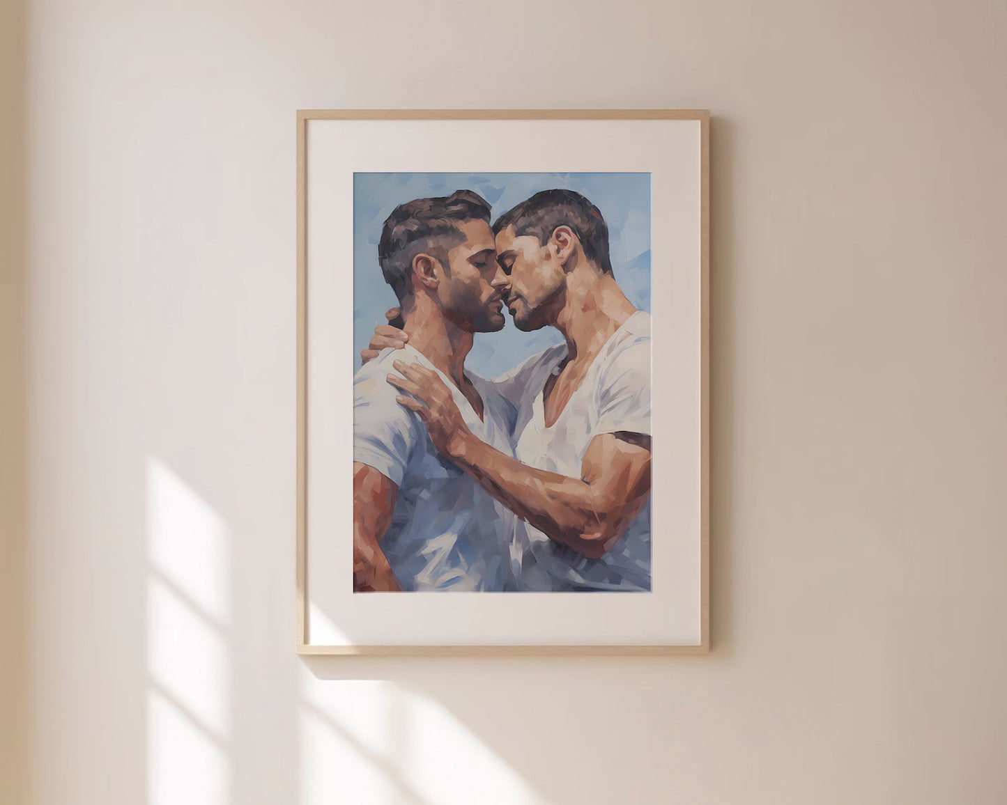 Habeeb | Gay Art, Gay Couple, Home Decor, Art Print Poster