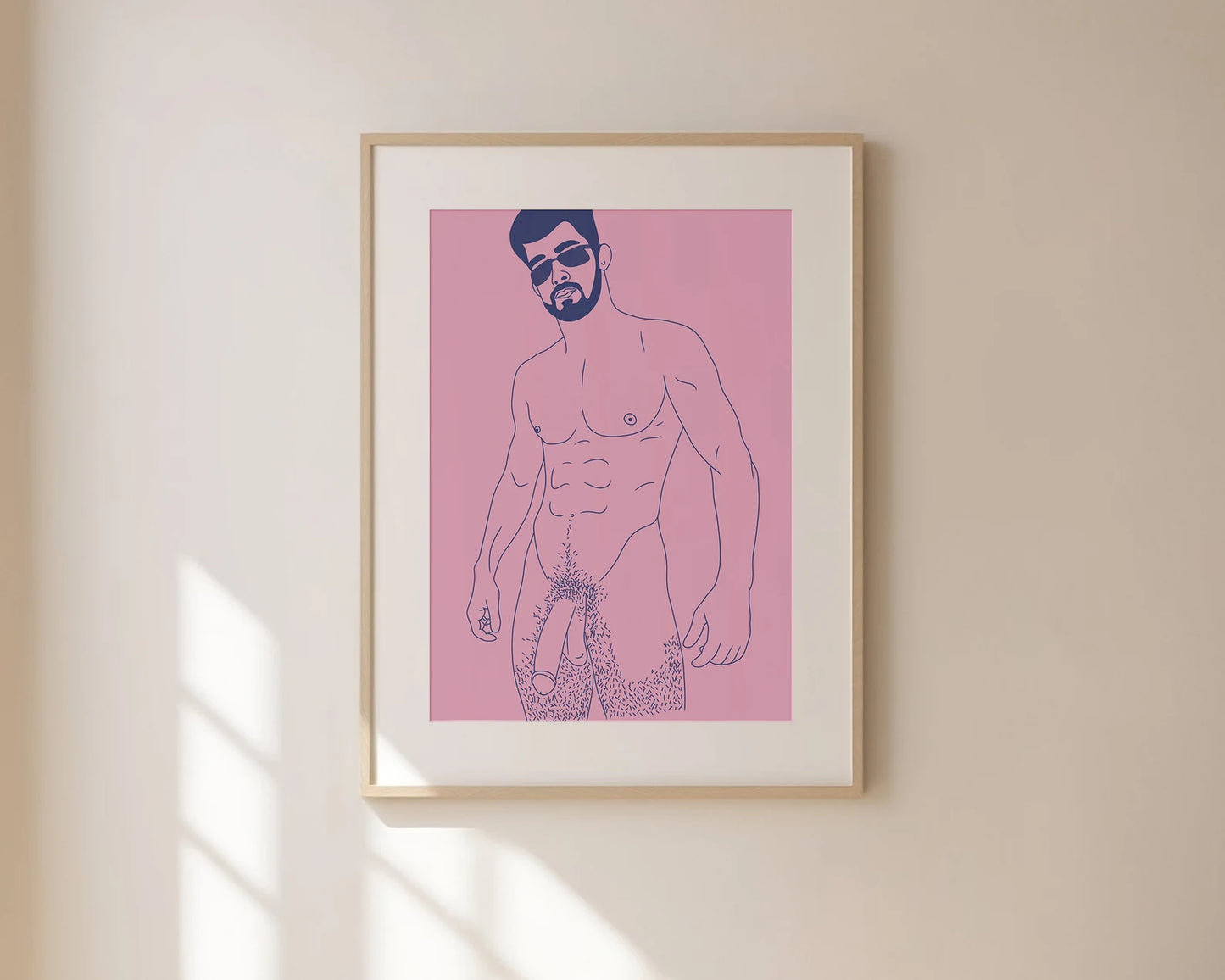 Mister Big | Gay Art, Gay Couple, Gay Print Poster, Home Decor Wall Art, Gay Painting, Gay Gifts, LGBTQ+ Wall Poster