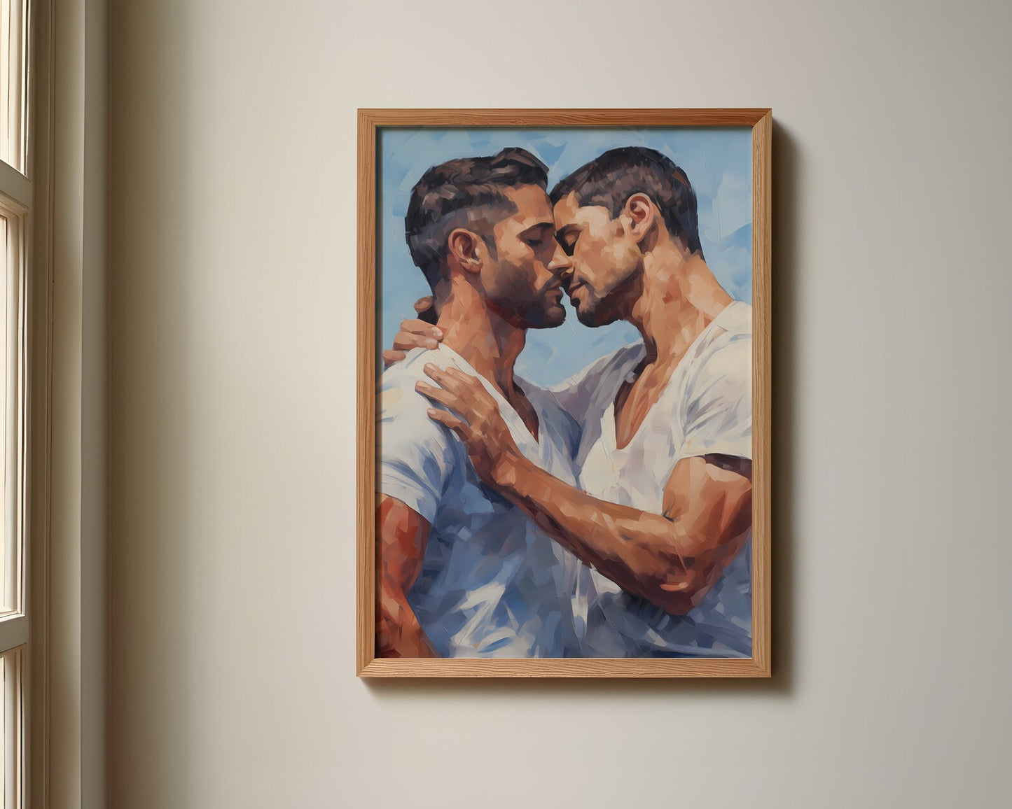 Habeeb - Gay Art, Gay Couple, Gay Pride Home Decor Wall Art Download