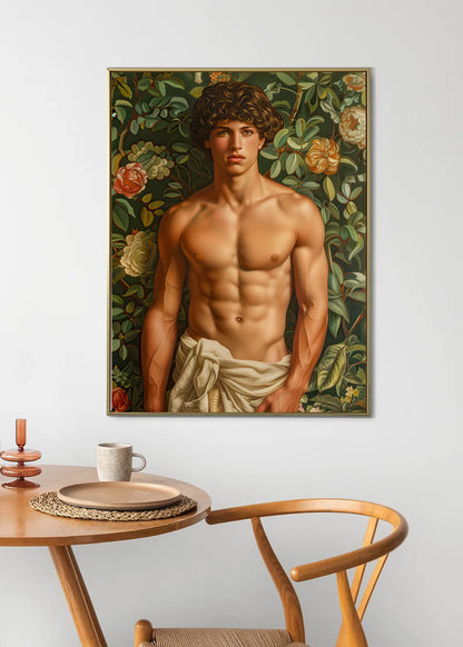 Eden's Adonis Painting, Male Portrait | Digital Download