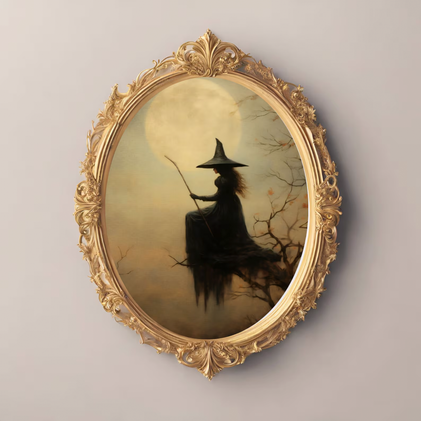 Vintage Witch Wall Art Poster