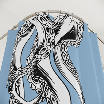 Octopus Tentacles Graphic Shower Curtain (4 colors)