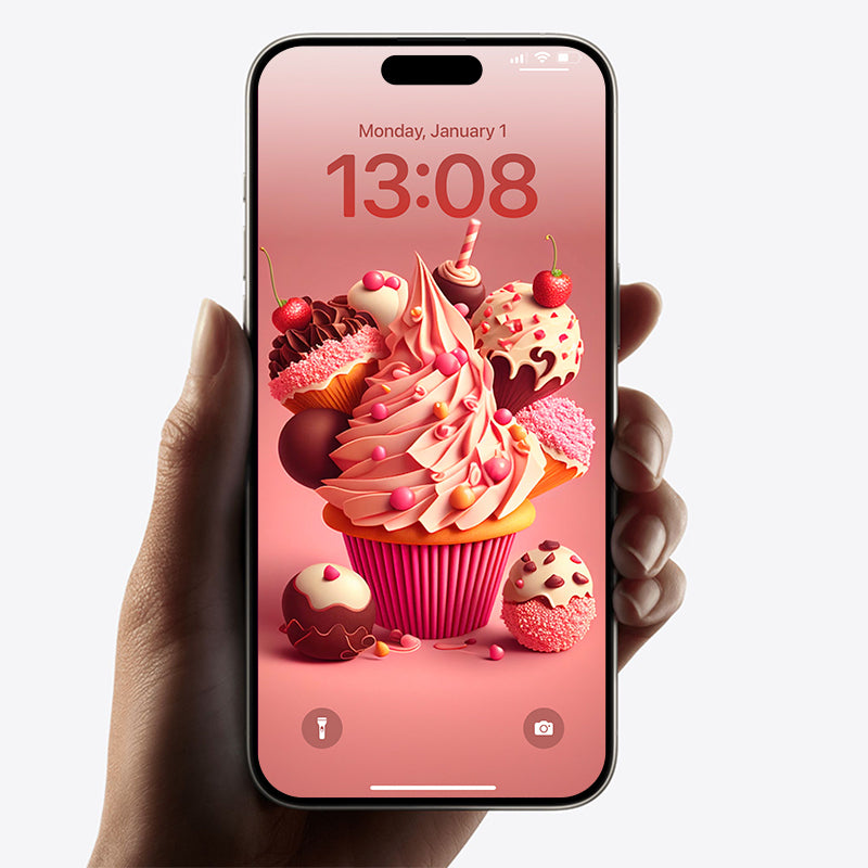 Sweet Pink Cupcakes Wallpaper