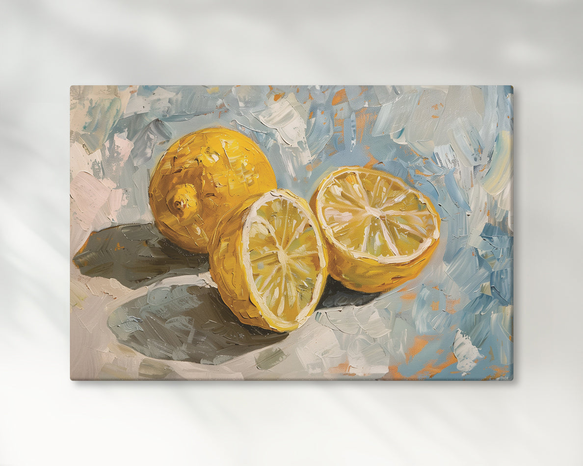 Still Life Lemon – Canvas Wall Art