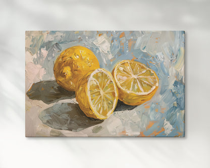 Still Life Lemon – Canvas Wall Art