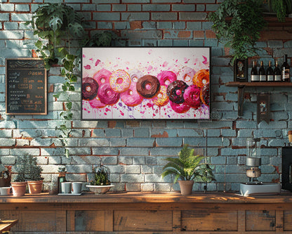 Dessert Doughnuts Frame TV Art