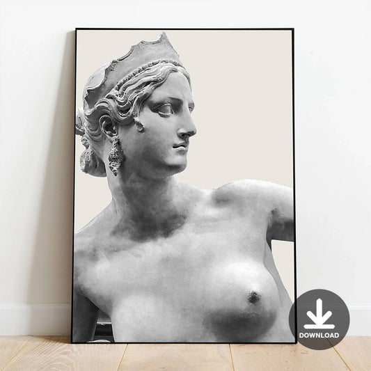 Aphrodite Venus Statue Print, Greek Goddess, Rome Statue