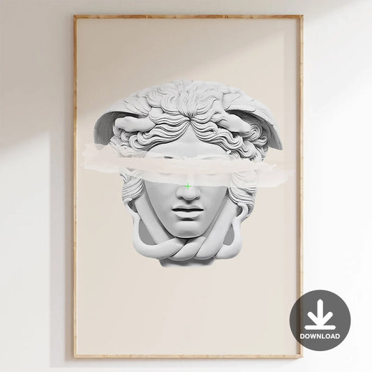 Medusa Statue, Greek Mythology Art