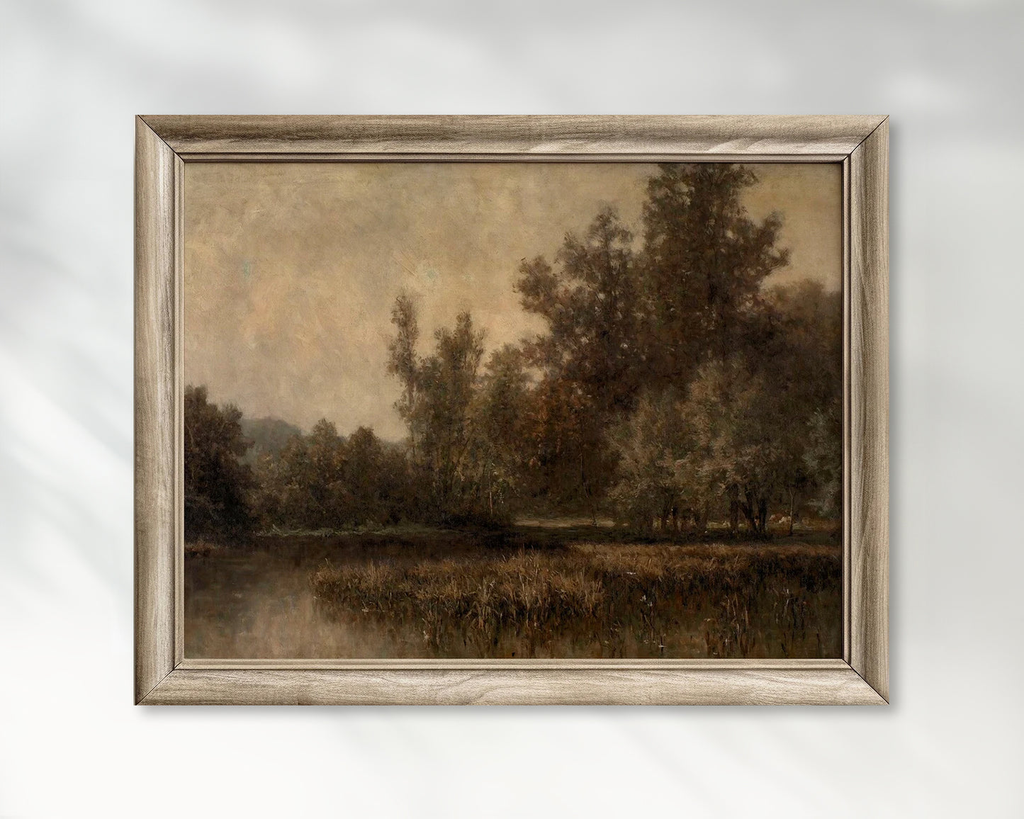 Vintage Landscape Moody Fall Wall Art Poster