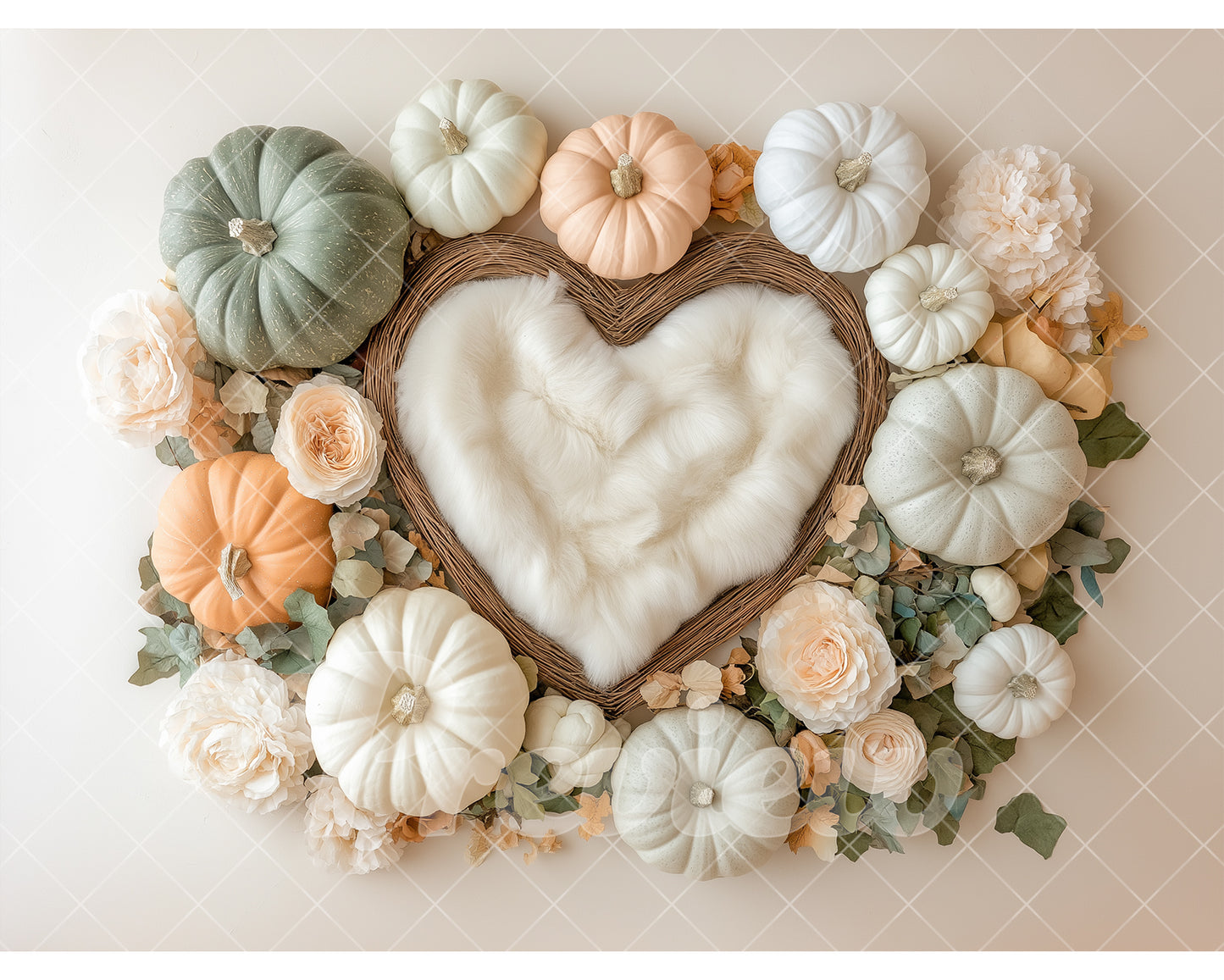 Fall Pumpkins Halloween Digital Backdrop, Digital Composite, Photography Backdrop