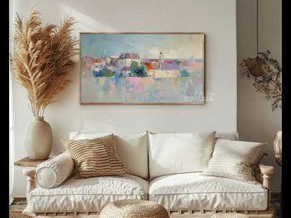 Abstract Riverside Landscape Frame TV Art, Wallpaper
