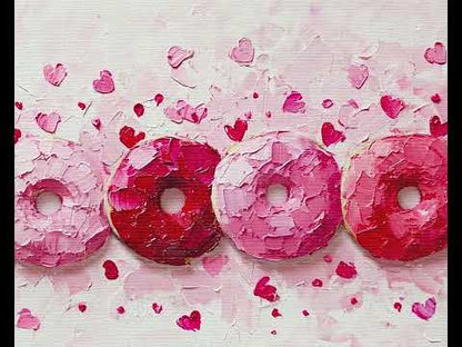 Sweet Doughnuts Painting Frame TV Art