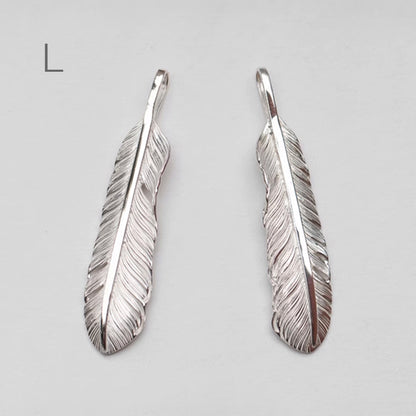 Silver Feather Free Personalized Custom Engraving
