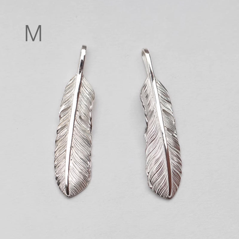 Silver Feather Free Personalized Custom Engraving
