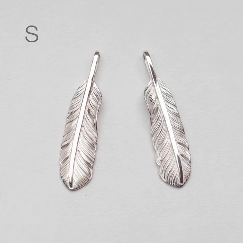 Silver Feather Free Personalized Custom Engraving
