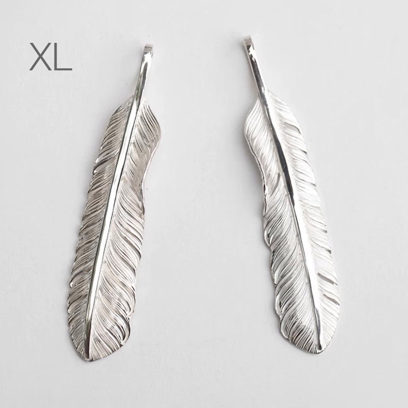 Silver Feather Free Personalized Custom Engraving