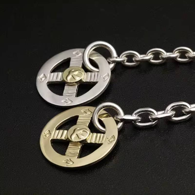 Custom Reserved - Eagle Hook Cross Wheel Clasp Cornered Chain Set