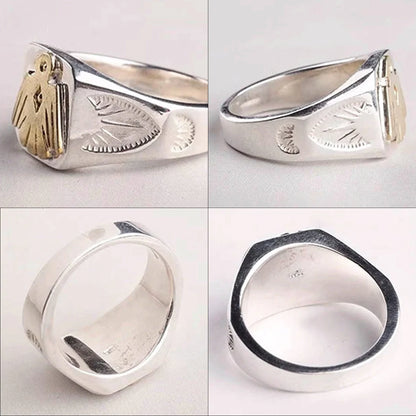 Thunderbird Signet Ring, Native American Inspired