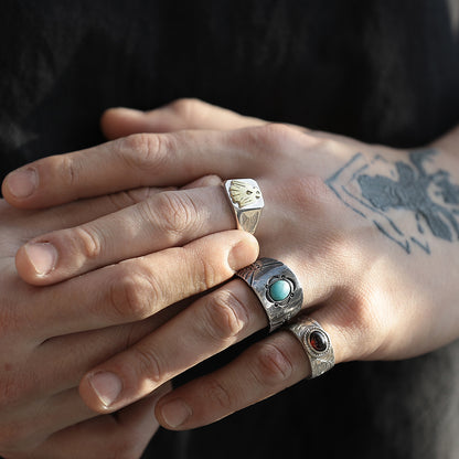 Thunderbird Signet Ring, Native American Inspired