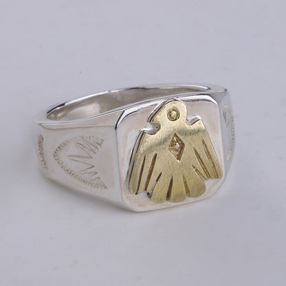 Thunderbird Signet Ring, Native American Inspired