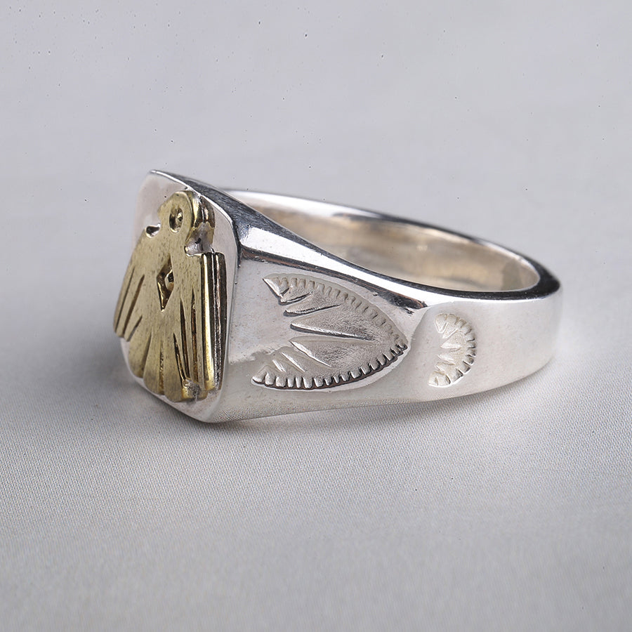 Thunderbird Signet Ring, Native American Inspired