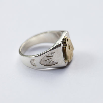 Thunderbird Signet Ring, Native American Inspired