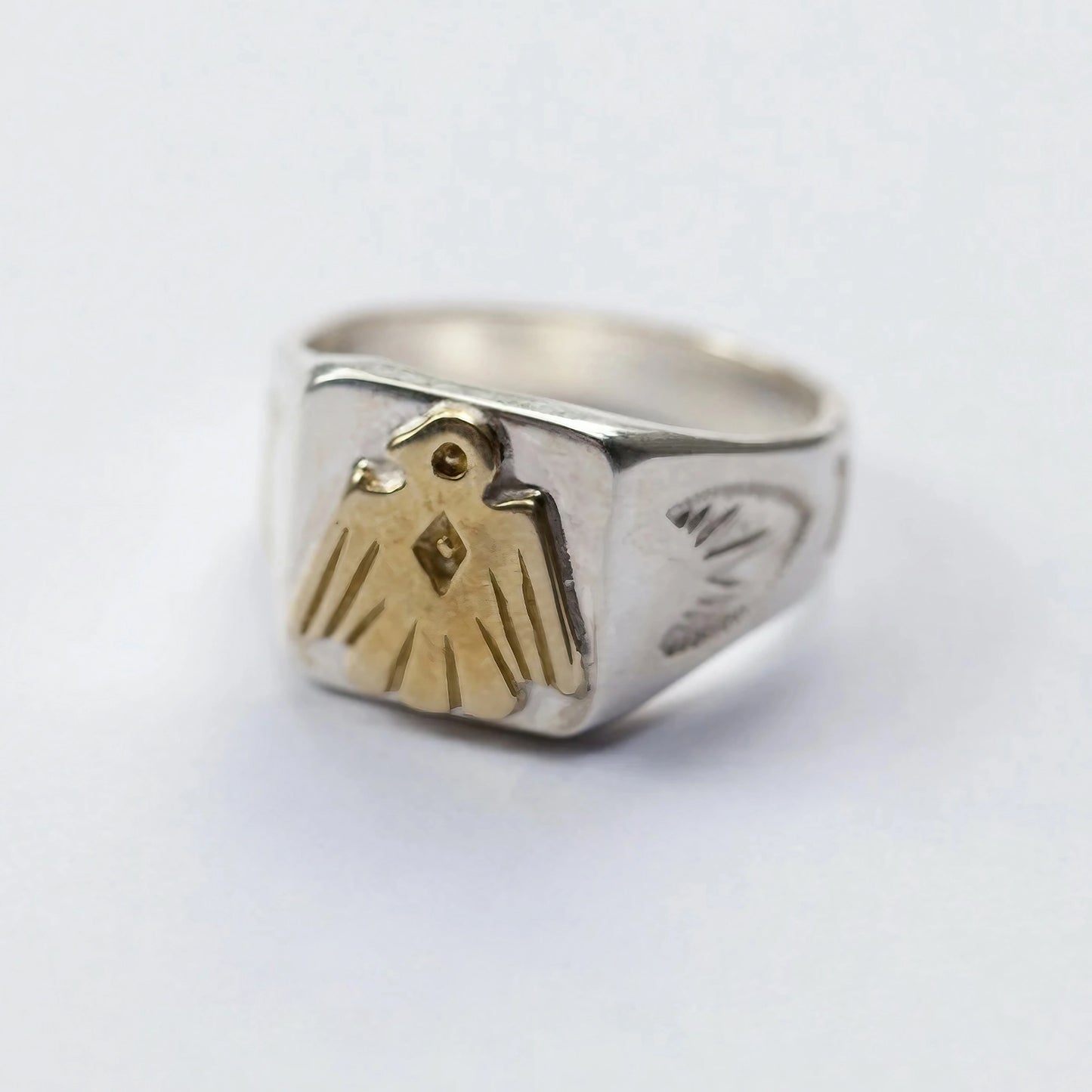 Thunderbird Signet Ring, Native American Inspired