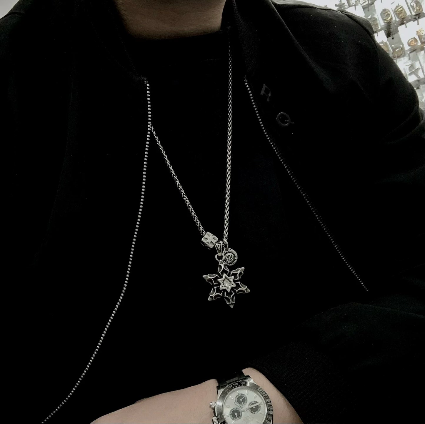 Stack Star Pendant Setup Necklace