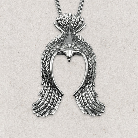 Tribal Spread Eagle Necklace