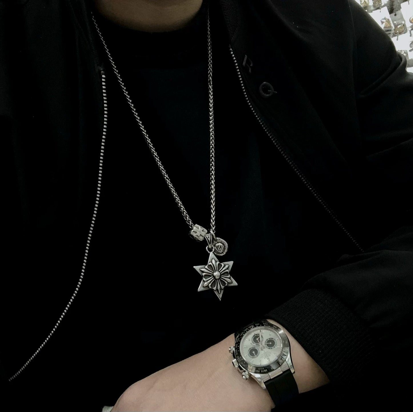 Stack Star Pendant Setup Necklace