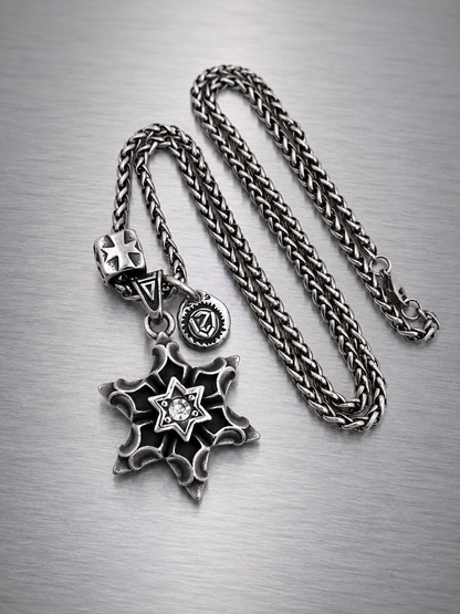 Stack Star Pendant Setup Necklace