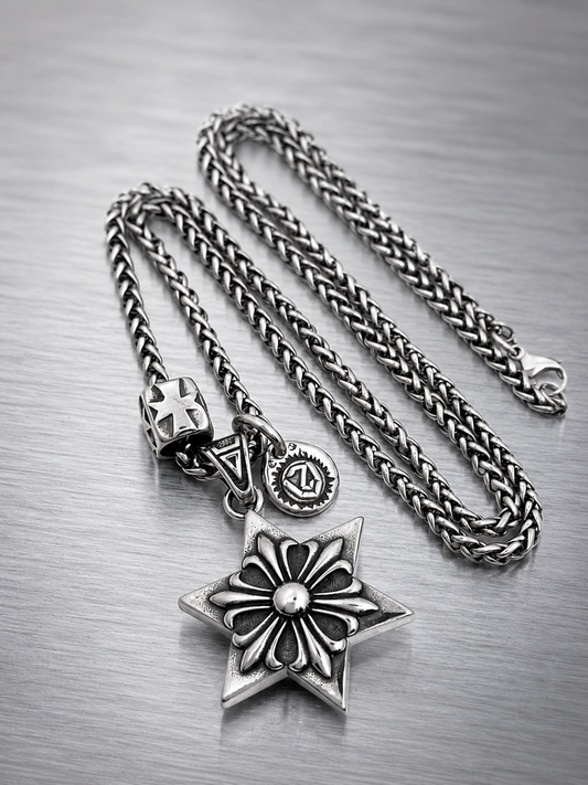 Stack Star Pendant Setup Necklace