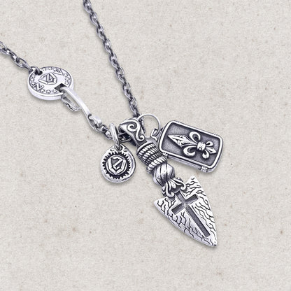 Spear of Destiny Inspired Pendant Charms Necklace