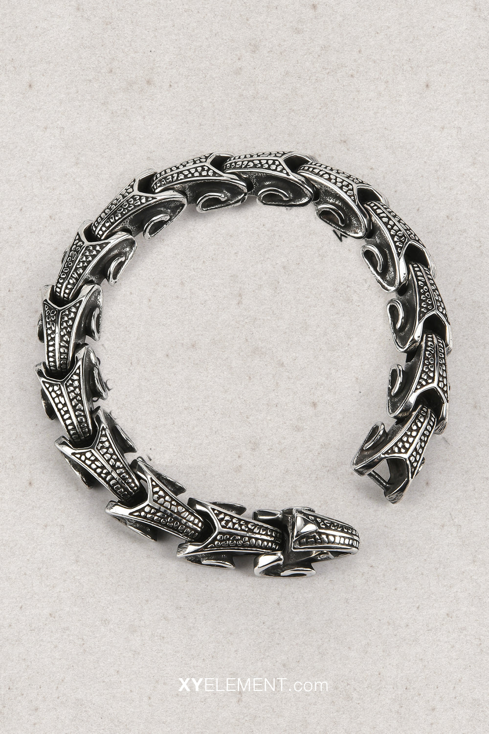 Jörmungandr Viking Dragon Scales Link Bracelet Norse Mythology – XY ELEMENT
