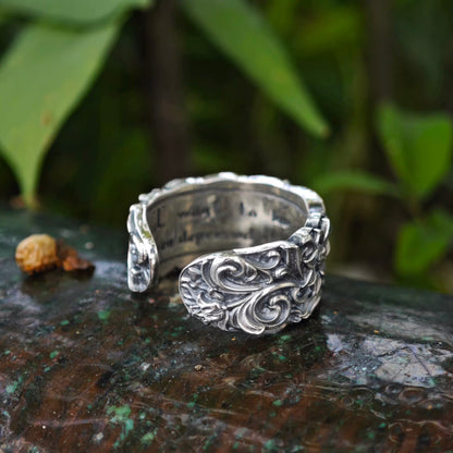 Handcrafted Sterling Silver Sunflower Ring