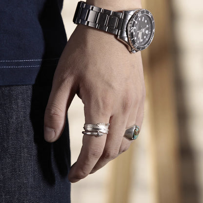 印第安勇敢之箭S925純銀羽毛戒指