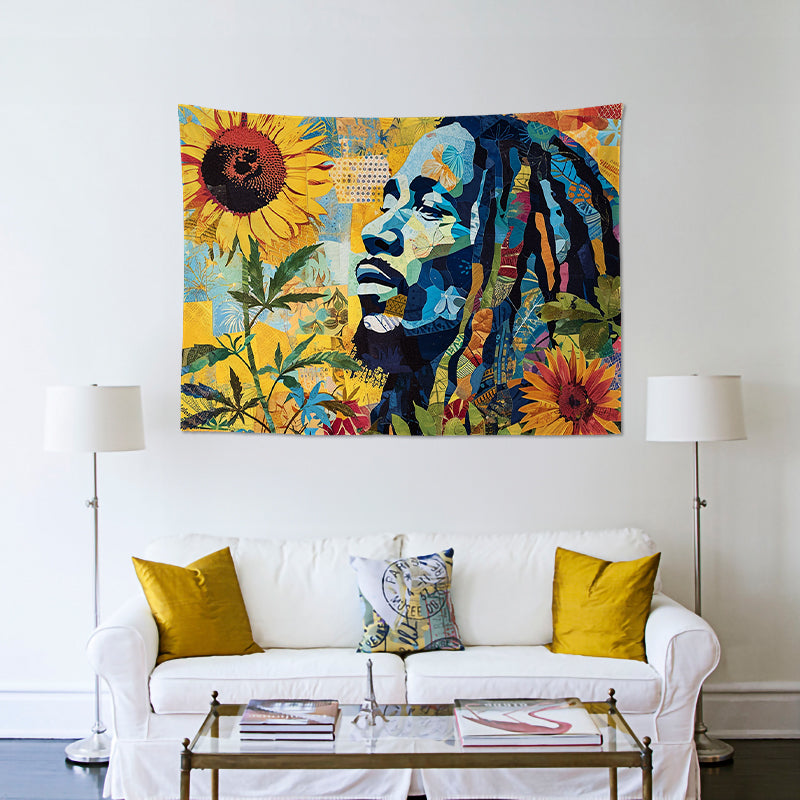 Bob Marley（巴布·馬利）系列, 掛布/掛飾, 家居/民宿/咖啡店/門店裝飾, 環保布料