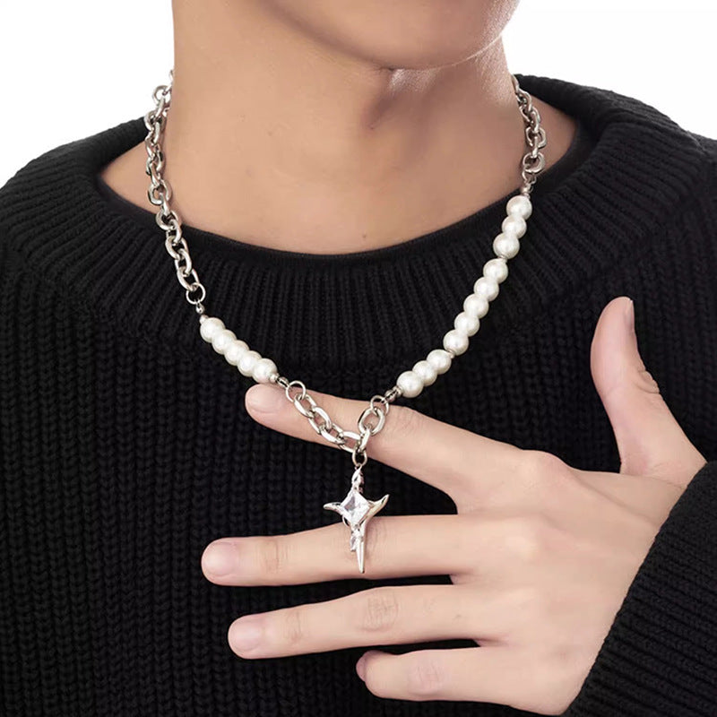 Multi-Layered Necklace Street Wear TikTok, IG, Kpop Jewelry