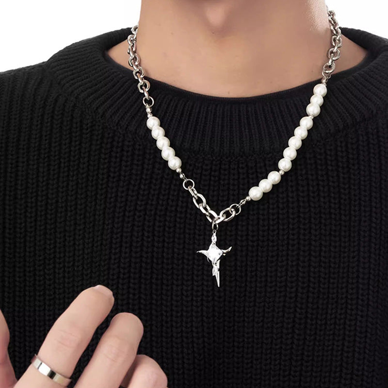 Multi-Layered Necklace Street Wear TikTok, IG, Kpop Jewelry