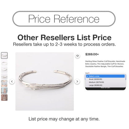 Red-tailed Hawk Feather Cuff Bracelet