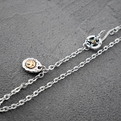 Takahashi Goro's Style Stainless Steel Necklace Chain Set