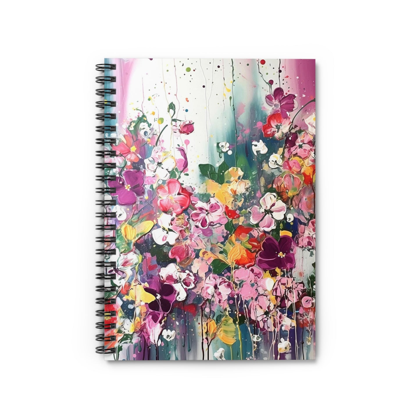Abstract Wildflowers Notebook