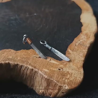 Miniature Knife Charm Pendant