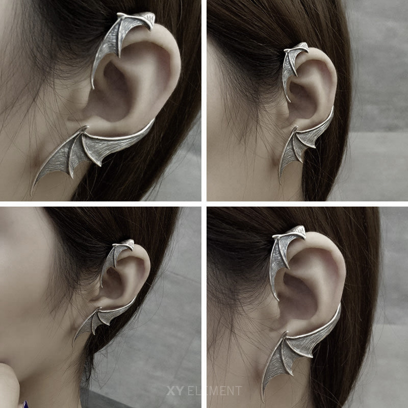 Dragon Wing Ear Cuff Ear Wrap Piercing Stud Earring